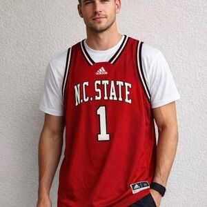 #032 Adidas Red 2XL Sports Jersey